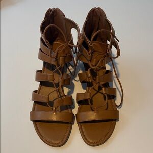 AE Brown Gladiator Sandals